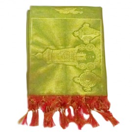 Namo Border Zari Shawl (Green)